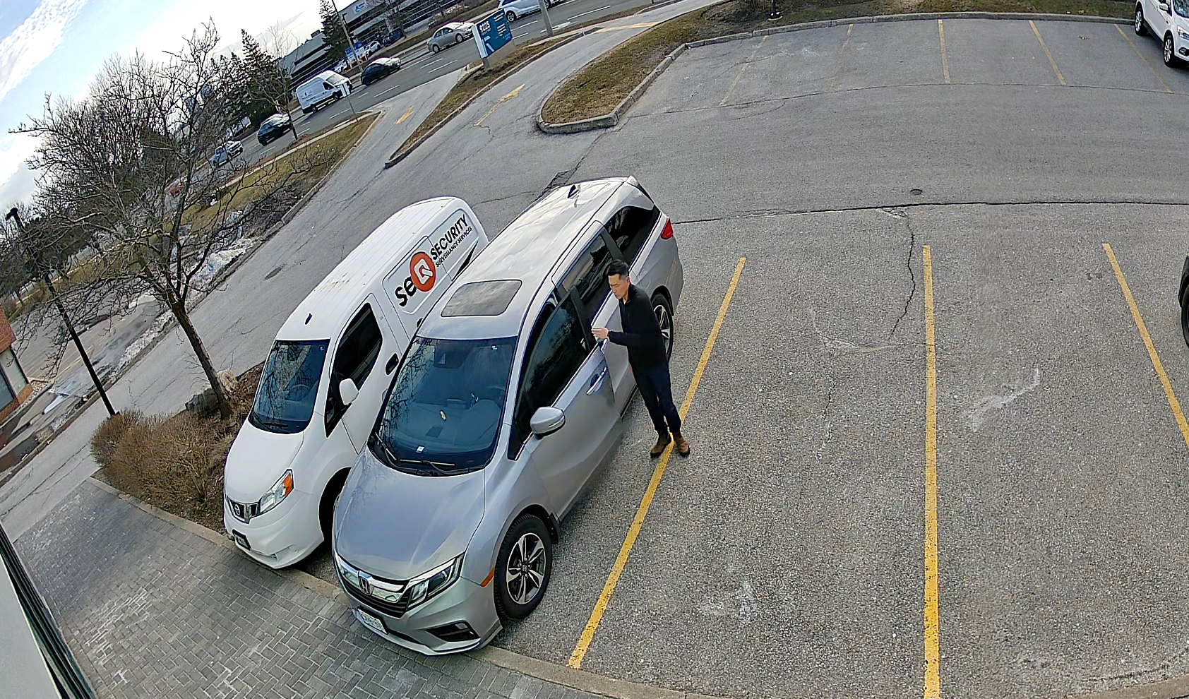 Security camera view